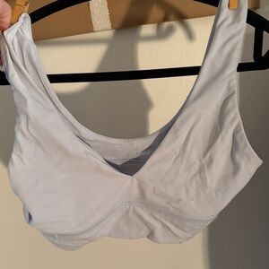 lululemon athletica Light Gray Sports Bra
